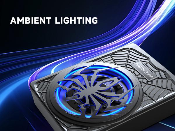 10" 1200W Ultra-thin Subwoofer with Blue Ambient Light Car Subwoofer and Built-in Amplifier, Enhanced Bass Independent Control, Powered Subwoofer Cast Aluminum Material, Suitable for Truck/SUV/Jeep