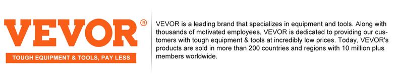 VEVOR Drywall Sander 800W Brush Motor 1200-2300RPM Variable Speed & Auto Vacuum
