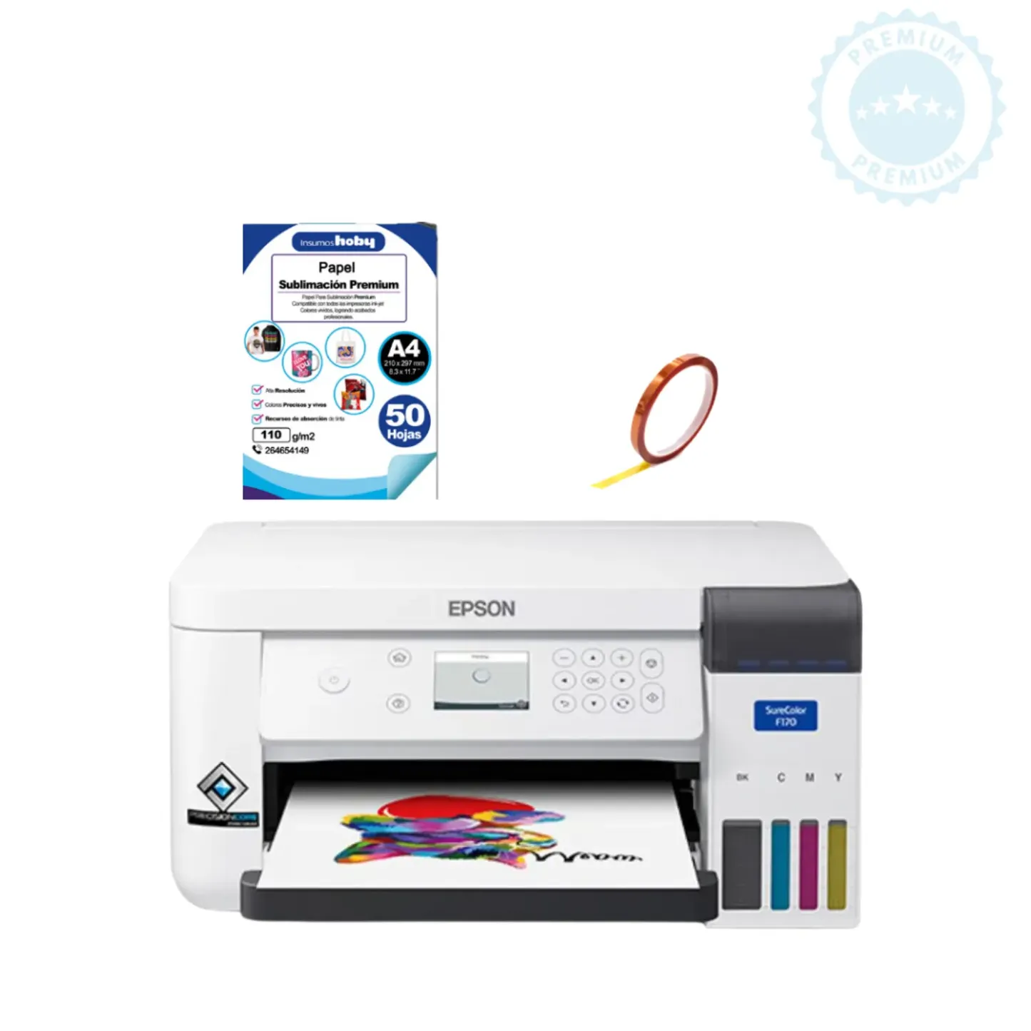 Impresora Epson Sublimación Surecolor Tinta F170 Wifi