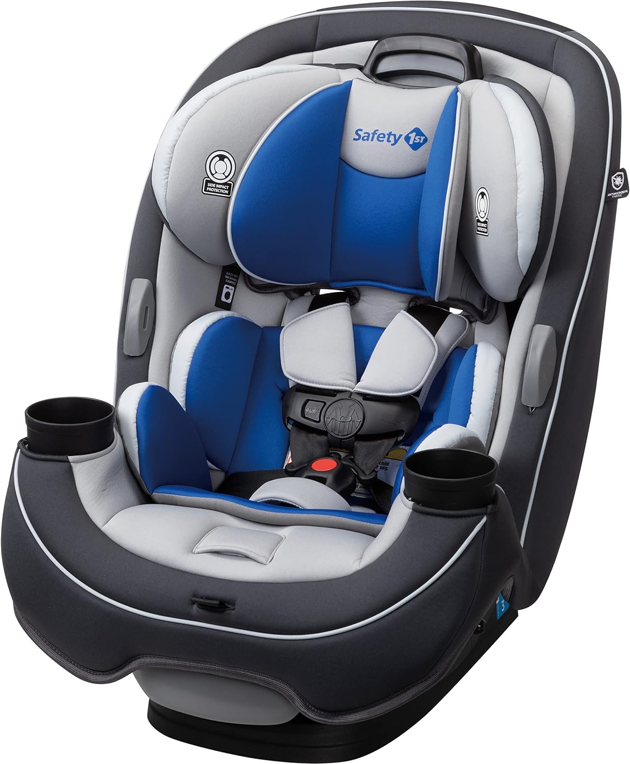 Safety1st Autoasiento Grow and Go 3 etapas, Harvest Moon, convertible, protección de impacto lateral, arnés de 5 puntos, tela lavable a máquina, apta para secadora con sistema latch y 2 portavasos.