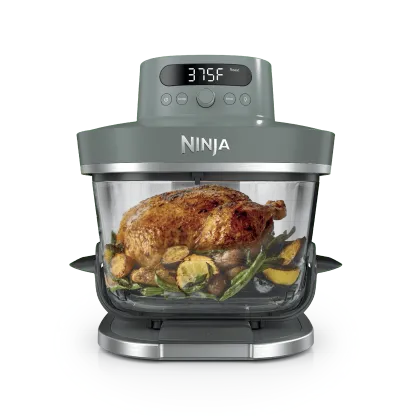 Freidora de aire de 6 en 1 Ninja Crispi Pro con base de vidrio para encimera - AS101