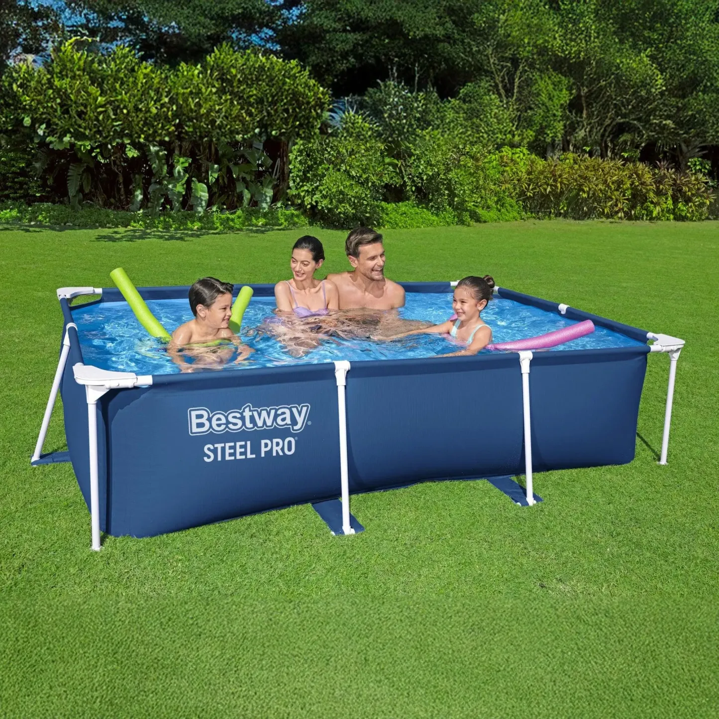 Piscina rectangular Bestway Steel Pro de 8,5' x 67' x 24'