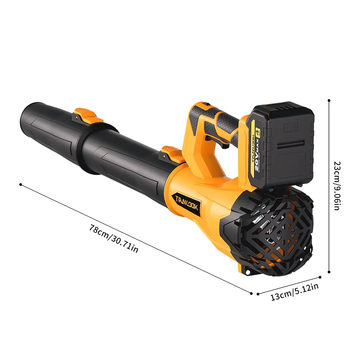 Soplador de hojas eléctrico de alta potencia TANLOOK - 580 CFM