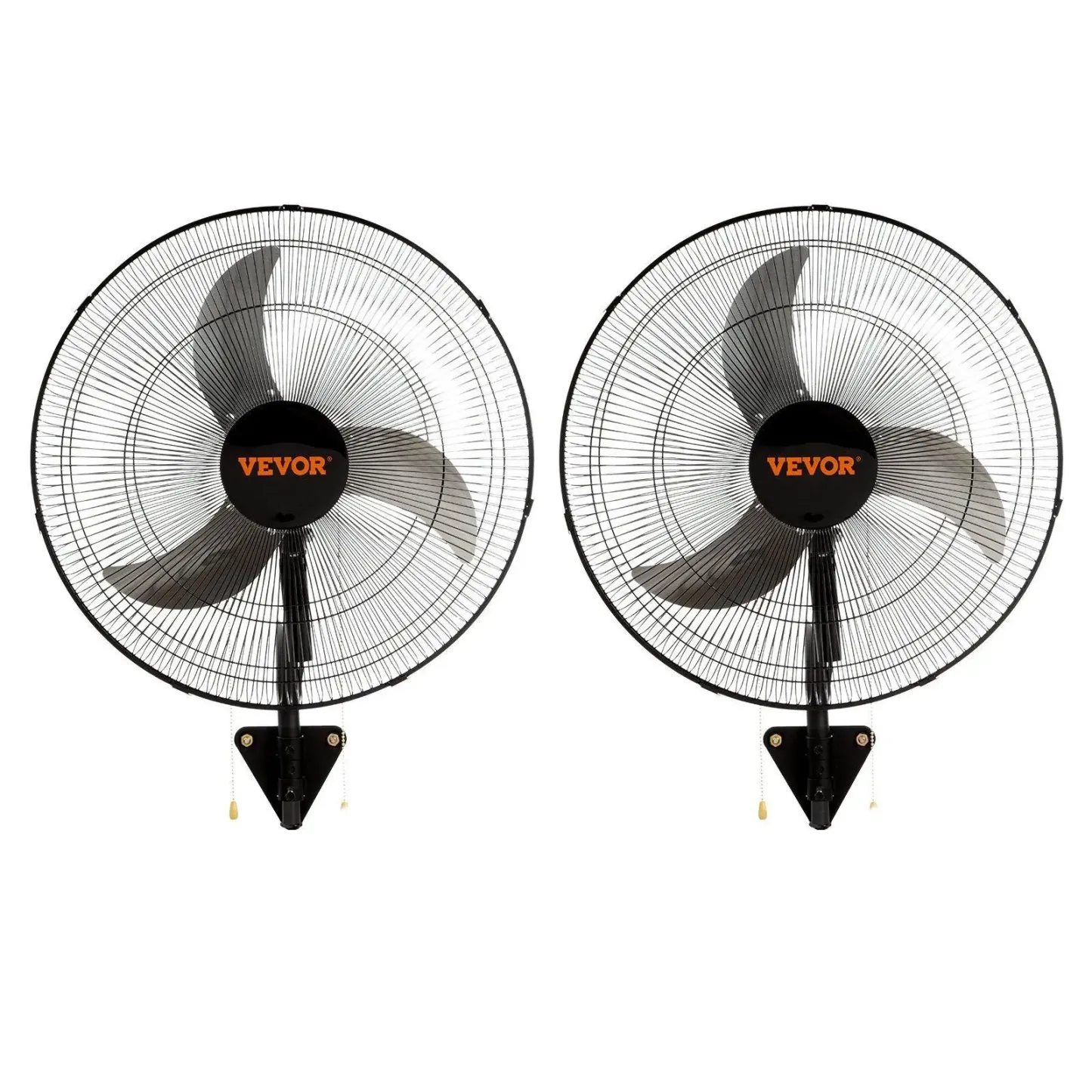✅¡2 por 1 hoy! ✅Ventilador oscilante de pared VEVOR - 3 velocidades, negro