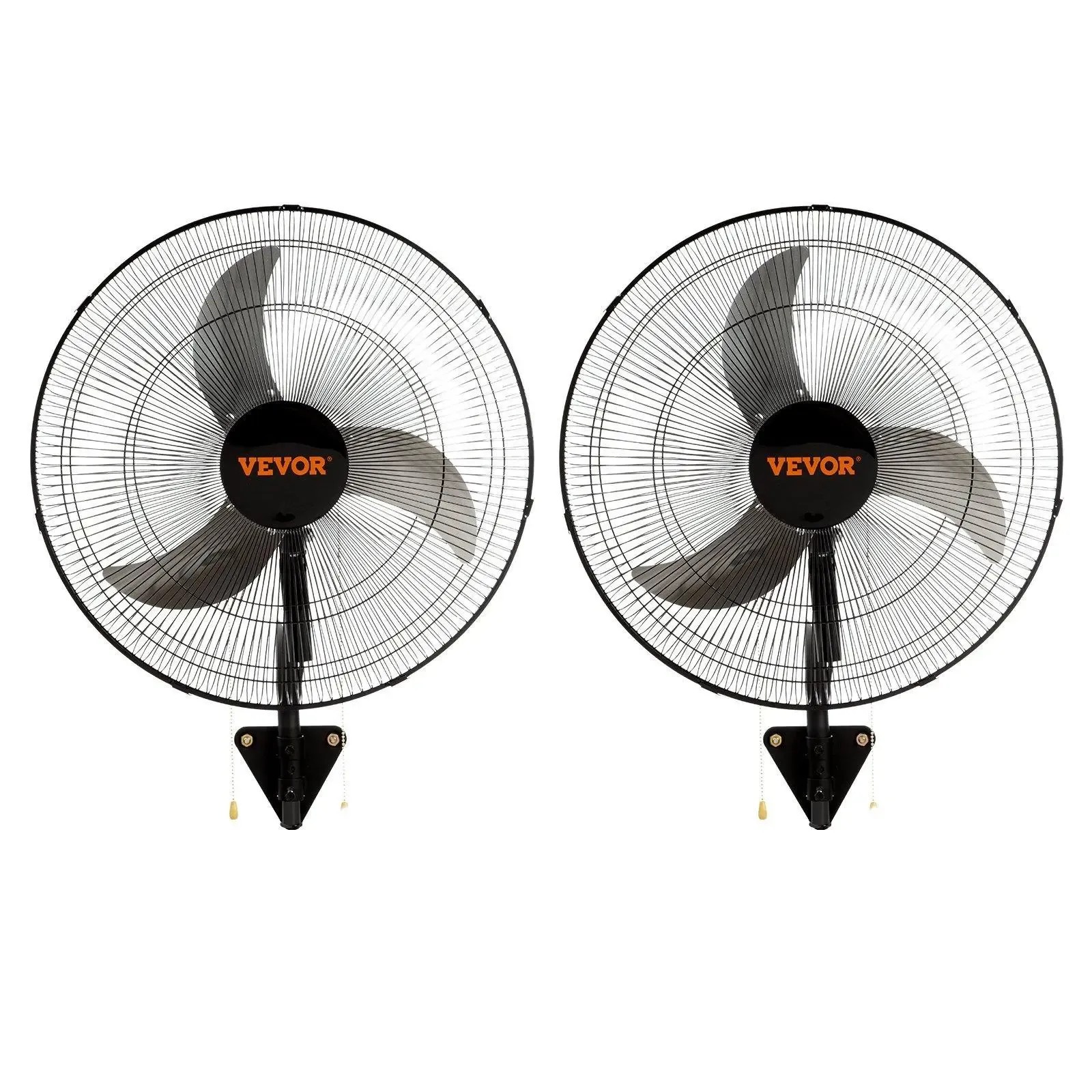 ✅¡2 por 1 hoy! ✅Ventilador oscilante de pared VEVOR - 3 velocidades, negro
