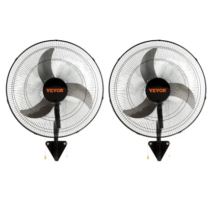 ✅¡2 por 1 hoy! ✅Ventilador oscilante de pared VEVOR - 3 velocidades, negro