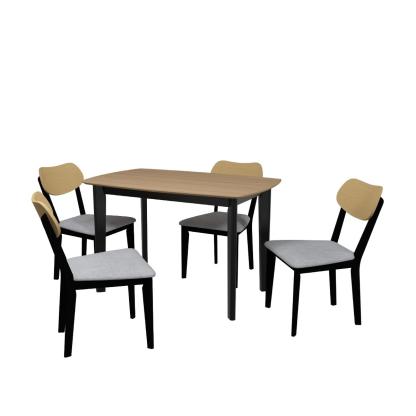 COMEDOR ROMA 4 SILLAS NG/NAT