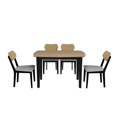 COMEDOR ROMA 4 SILLAS NG/NAT