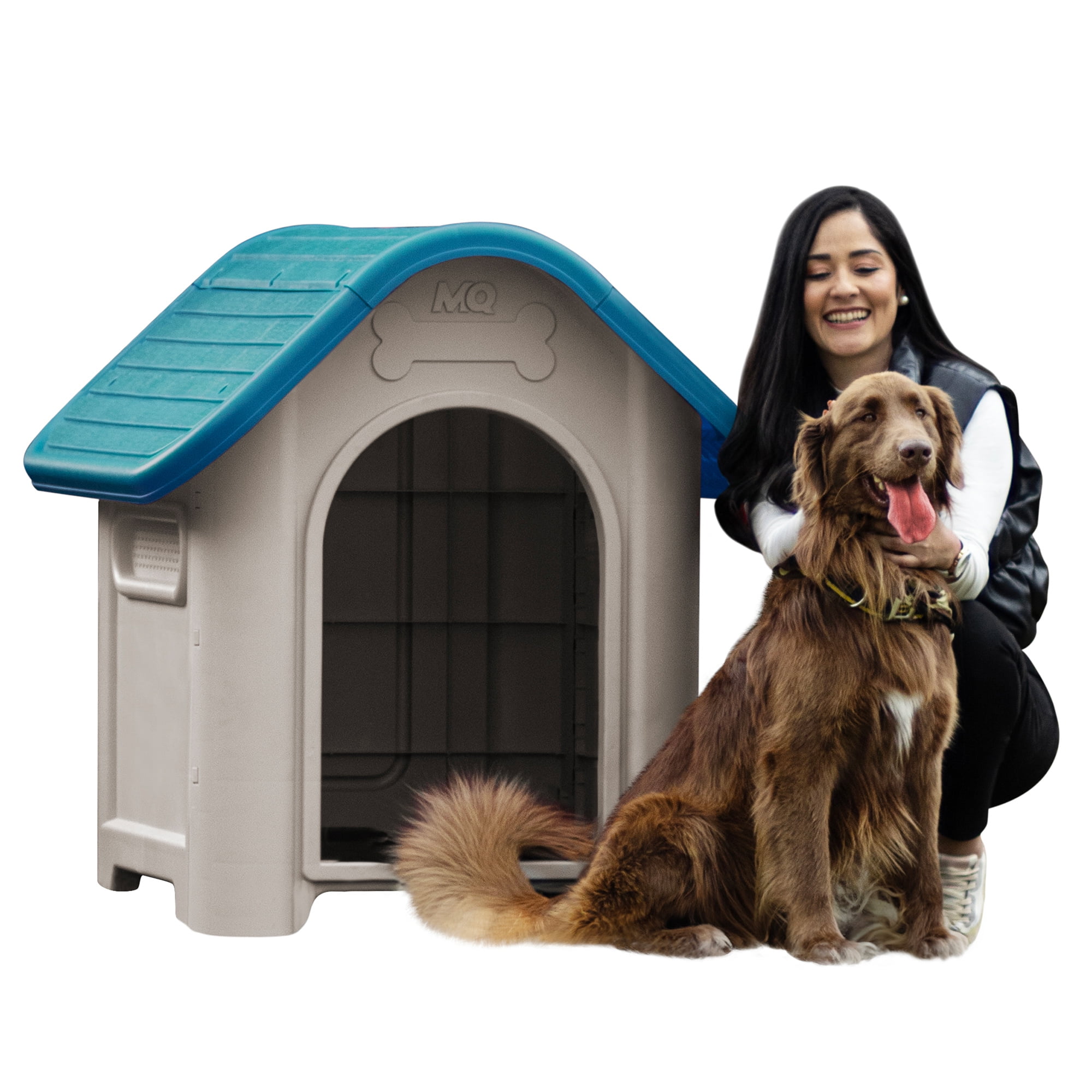 Casa Para Perro Grande Turquesa