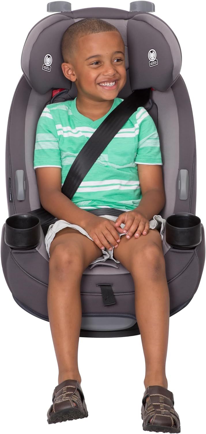 Safety1st Autoasiento Grow and Go 3 etapas, Harvest Moon, convertible, protección de impacto lateral, arnés de 5 puntos, tela lavable a máquina, apta para secadora con sistema latch y 2 portavasos.
