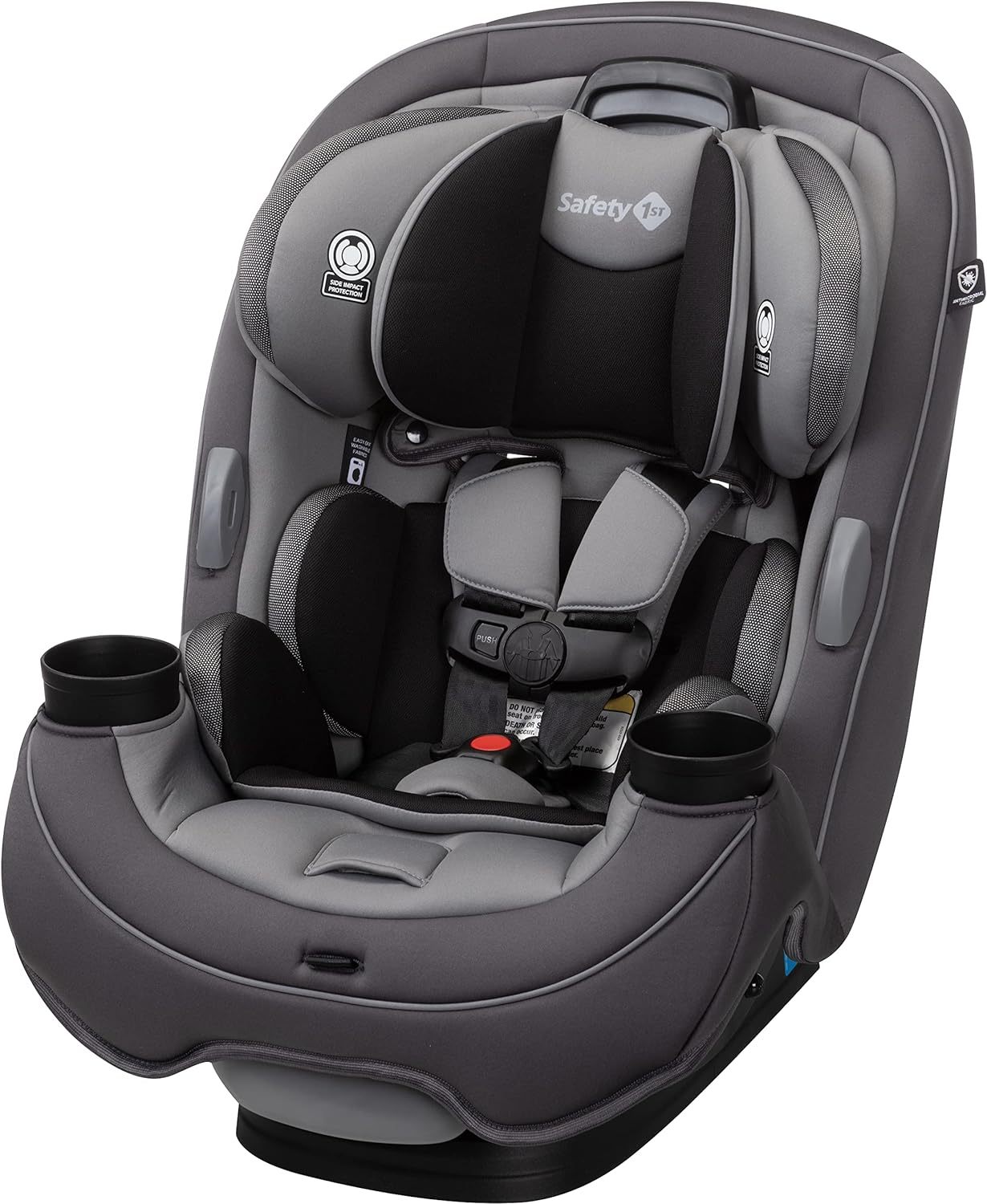 Safety1st Autoasiento Grow and Go 3 etapas, Harvest Moon, convertible, protección de impacto lateral, arnés de 5 puntos, tela lavable a máquina, apta para secadora con sistema latch y 2 portavasos.