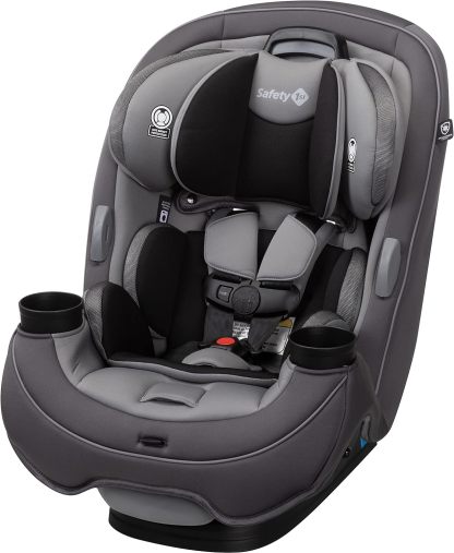 Safety1st Autoasiento Grow and Go 3 etapas, Harvest Moon, convertible, protección de impacto lateral, arnés de 5 puntos, tela lavable a máquina, apta para secadora con sistema latch y 2 portavasos.