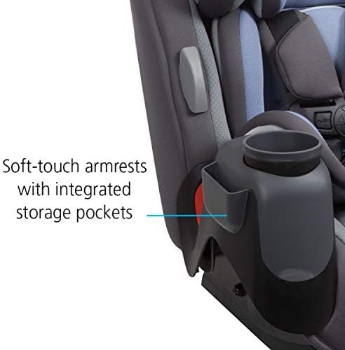 Safety1st Autoasiento Grow and Go 3 etapas, Harvest Moon, convertible, protección de impacto lateral, arnés de 5 puntos, tela lavable a máquina, apta para secadora con sistema latch y 2 portavasos.
