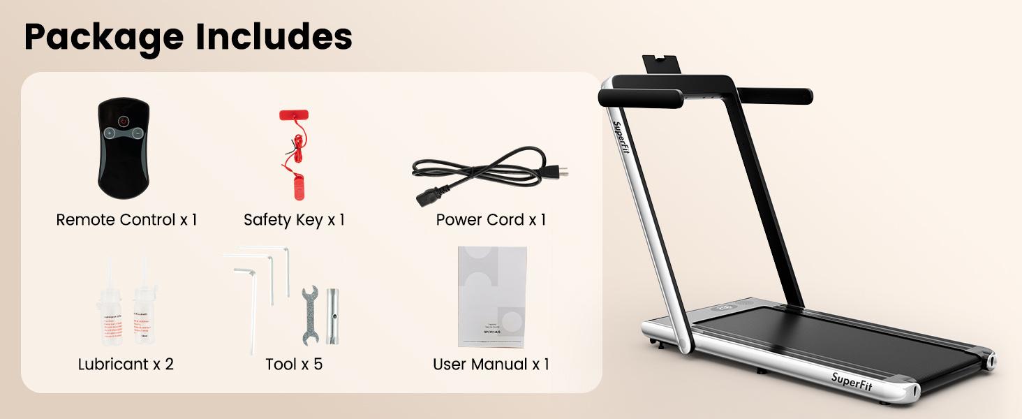 COSTWAY 2-in-1 Treadmill, 7.5 MPH Foldable Walking Pad with Smart App & Remote Control, Bluetooth LED Monitor, Small Spaces Compact Running Machine, Folding Portable Under Desk Treadmill for Home Office