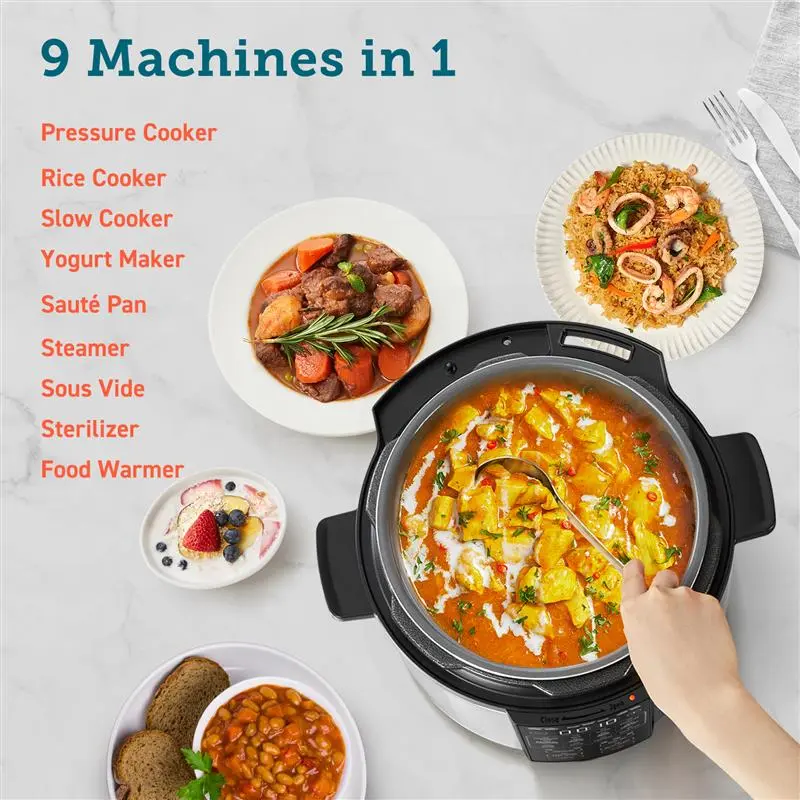 Olla a presión eléctrica Instant Pot COSORI de 6-Qt - 9 en 1