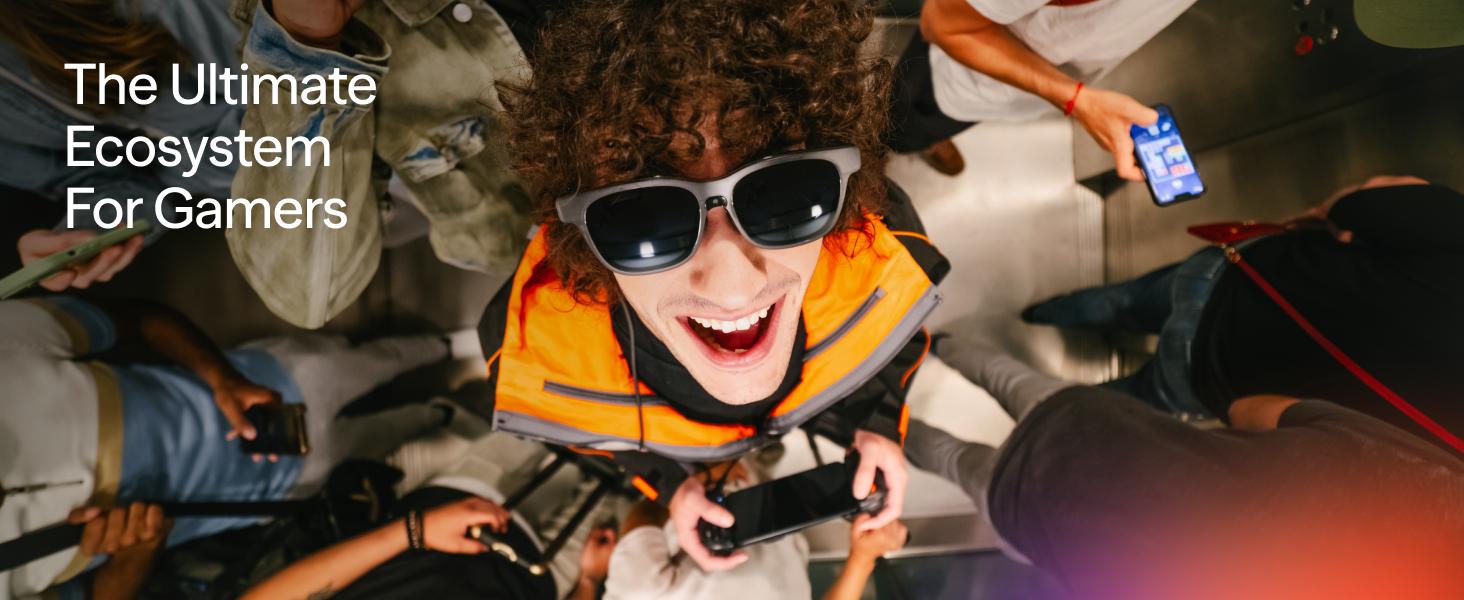 VITURE Luma Pro XR Glasses, Smart Glasses&mdash; 152&rdquo; Crystal-Clear 1200p Display, 1000 Nits Brightness, Works with iPhone 16/15, Android, Mac, PC, Switch 2, PS5 & Steam Deck