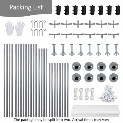Toldo portátil para coche Walsunny de 3x6 metros (10x20 pies) de alta resistencia para garaje.