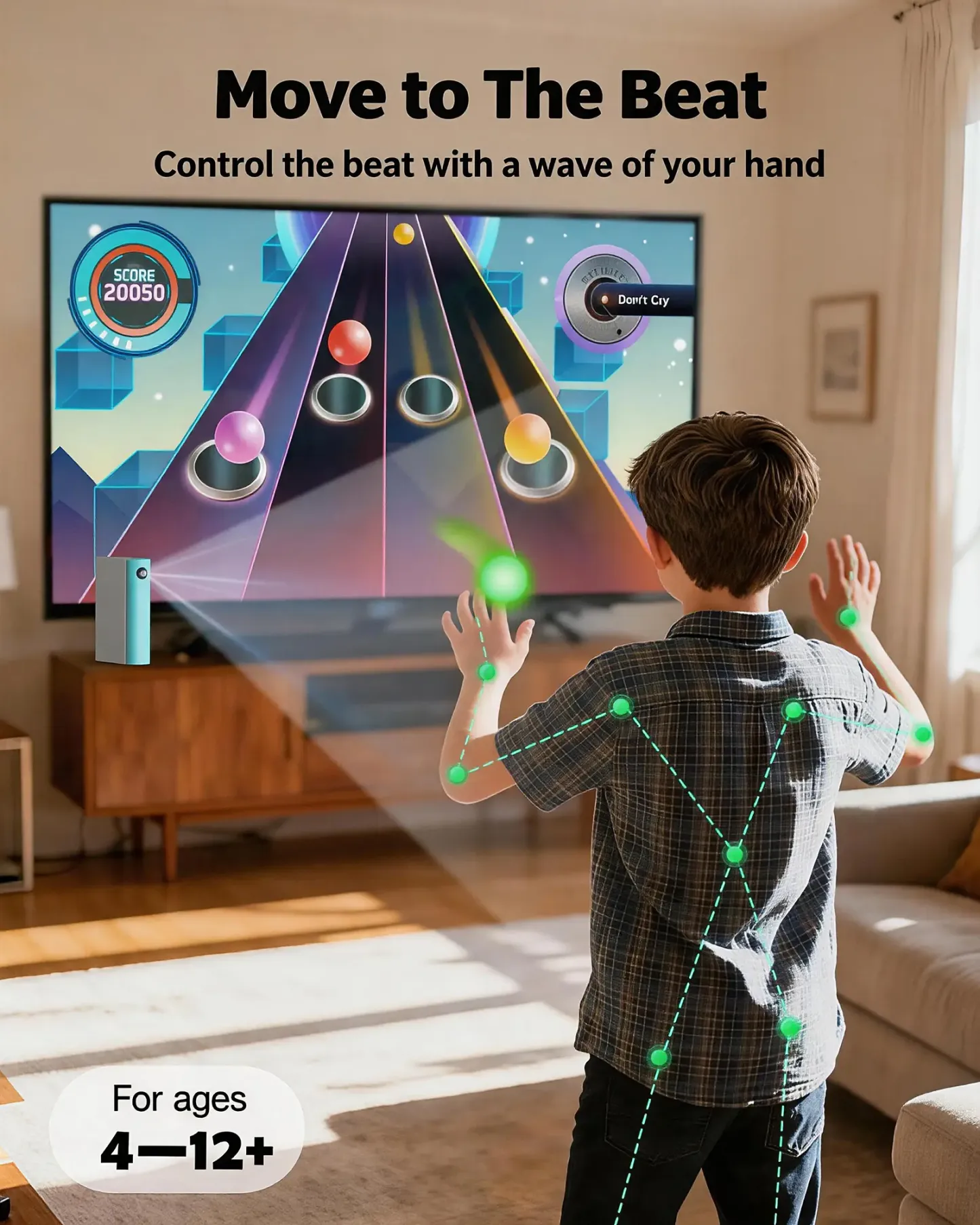 Consola de juegos de realidad aumentada (AR) para niños y actividades familiares en interiores | Edades de 3 a 12 años