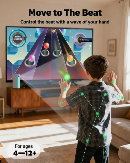 Consola de juegos de realidad aumentada (AR) para niños y actividades familiares en interiores | Edades de 3 a 12 años