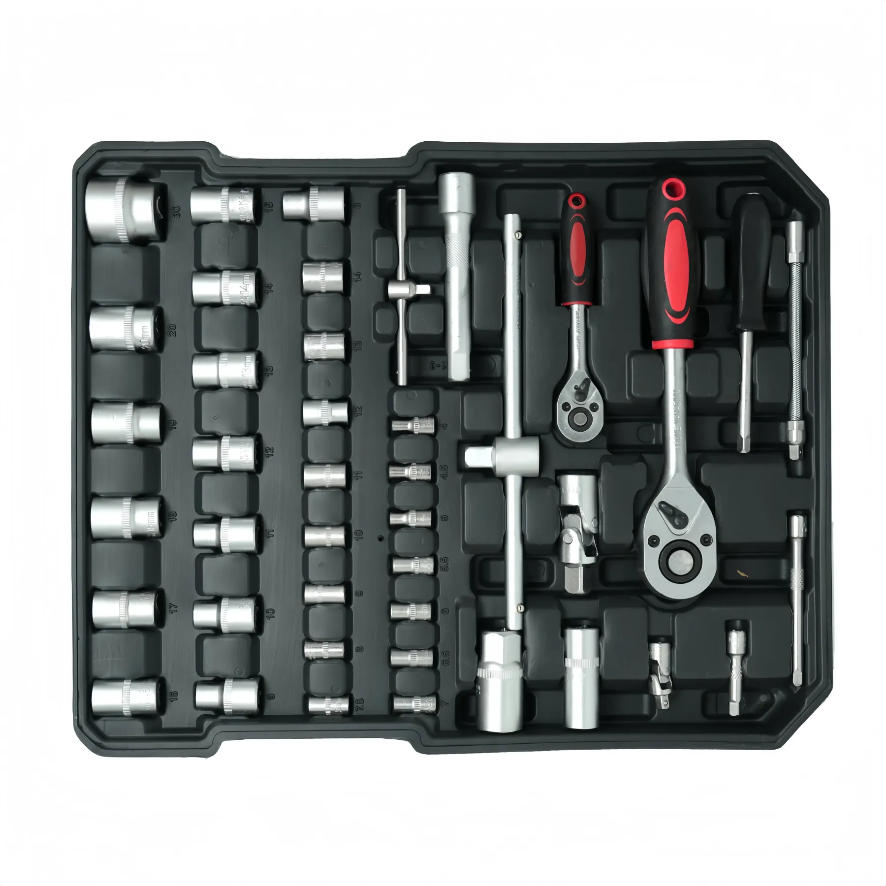 Caja de herramientas de mano de metal de gran capacidad con 899 piezas: el kit de reparación definitivo