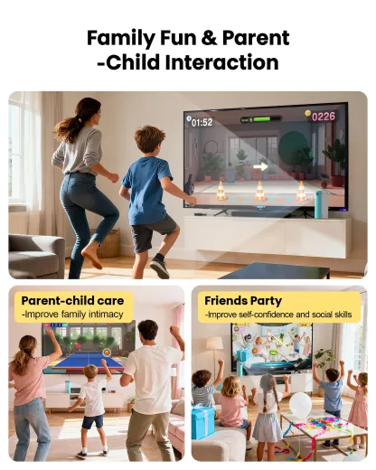 Consola de juegos de realidad aumentada (AR) para niños y actividades familiares en interiores | Edades de 3 a 12 años