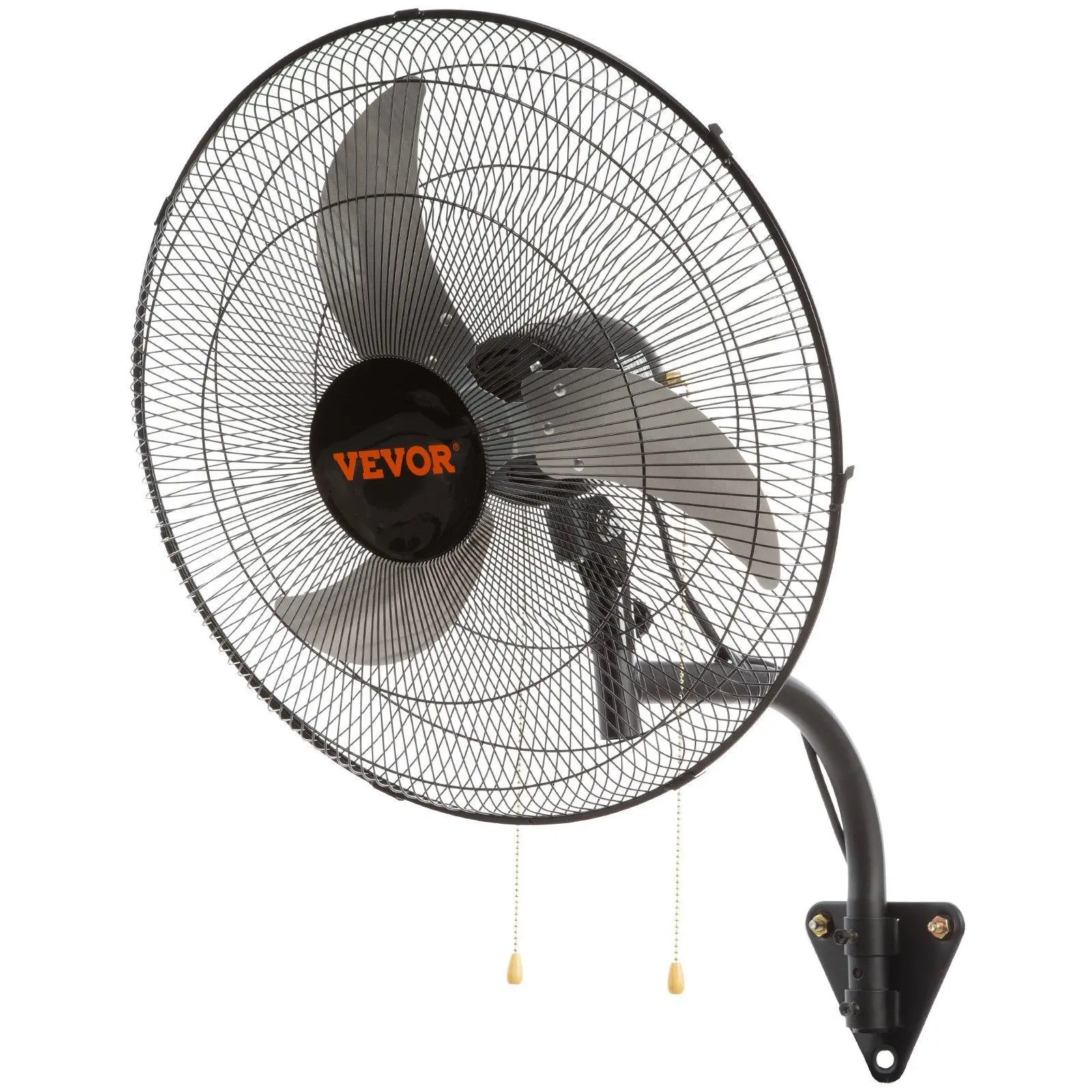 ✅¡2 por 1 hoy! ✅Ventilador oscilante de pared VEVOR - 3 velocidades, negro