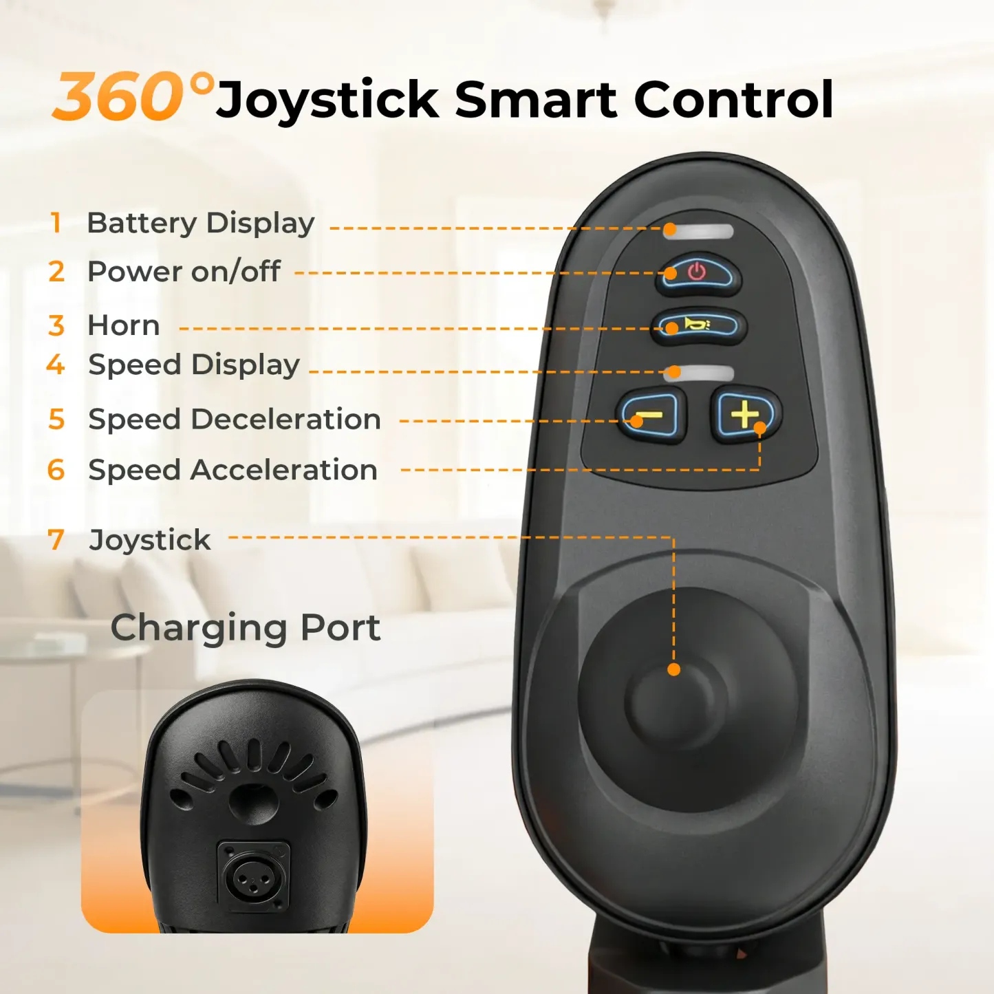 Silla de ruedas eléctrica Zygenair: ligera y plegable.