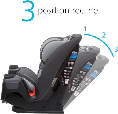 Safety1st Autoasiento Grow and Go 3 etapas, Harvest Moon, convertible, protección de impacto lateral, arnés de 5 puntos, tela lavable a máquina, apta para secadora con sistema latch y 2 portavasos.