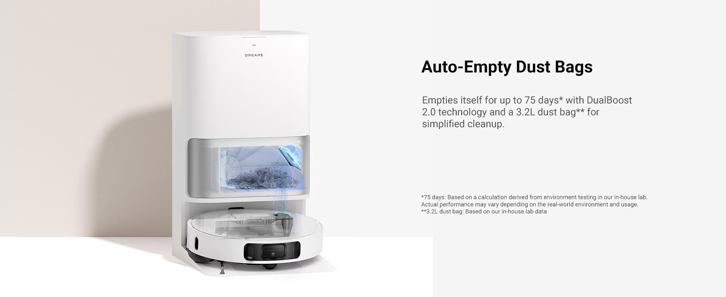 【New Arrivals】DREAME L10s Ultra Gen 2 Robot Vacuum and Mop, 10,000Pa Suction, MopExtend Tech, All-in-One Base Station, 75 Days Auto-Empty, Mop Self-Washing&Drying, Smart Obstacle Avoidance, Carpet Cleaning