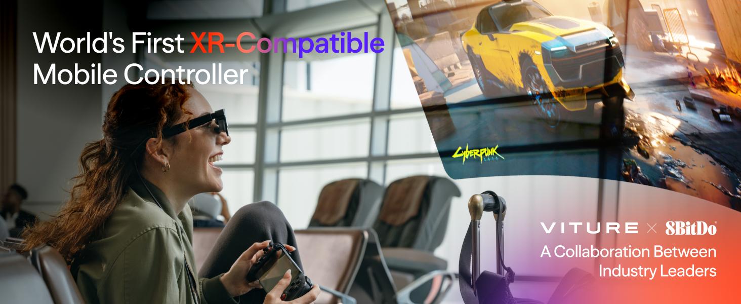 VITURE Luma Pro XR Glasses, Smart Glasses&mdash; 152&rdquo; Crystal-Clear 1200p Display, 1000 Nits Brightness, Works with iPhone 16/15, Android, Mac, PC, Switch 2, PS5 & Steam Deck