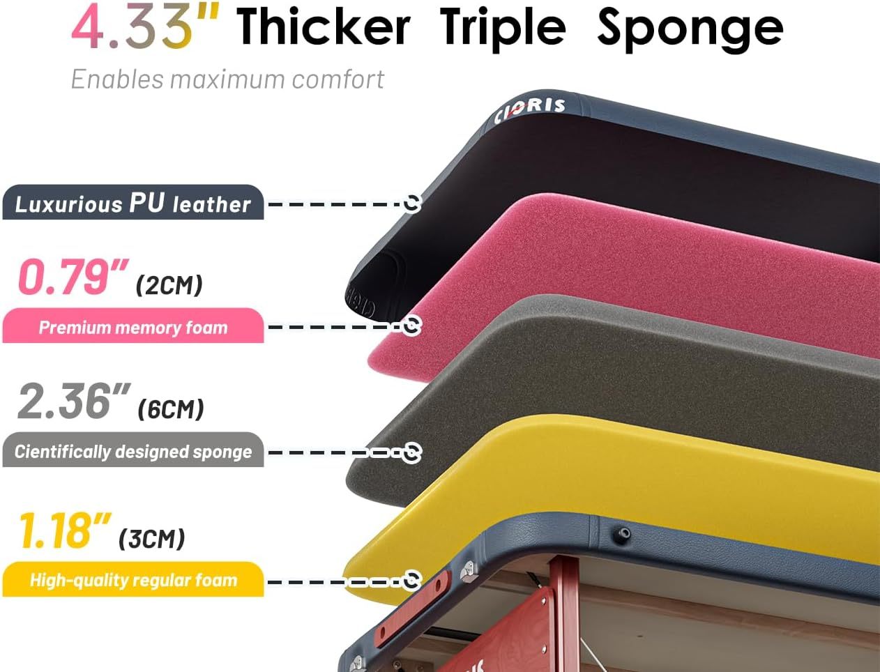 CLORIS - Mesa de masaje profesional de 84 pulgadas, portátil, de aluminio reforzado, con capacidad para hasta 1000 libras, 2 plegables, ligeras, para spa, salón, tatuaje, cama de masaje, altura