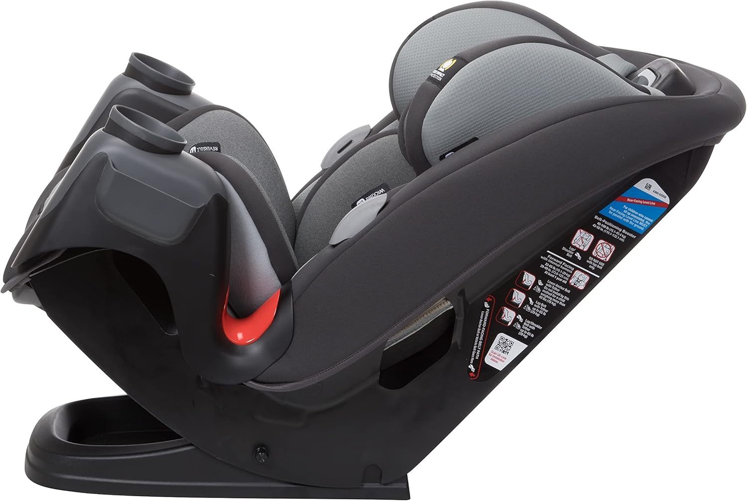 Safety1st Autoasiento Grow and Go 3 etapas, Harvest Moon, convertible, protección de impacto lateral, arnés de 5 puntos, tela lavable a máquina, apta para secadora con sistema latch y 2 portavasos.