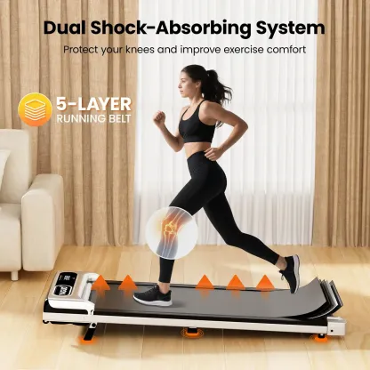 Cinta de correr plegable YAGUD con inclinación ajustable y bandas