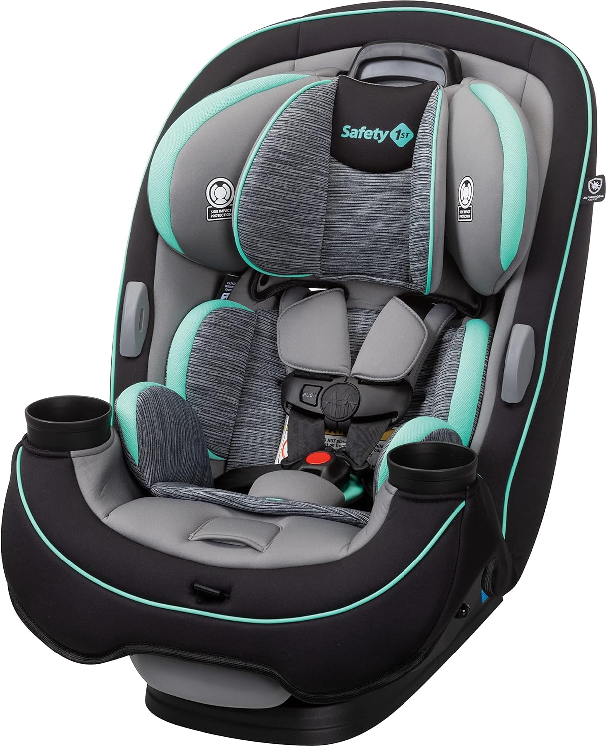 Safety1st Autoasiento Grow and Go 3 etapas, Harvest Moon, convertible, protección de impacto lateral, arnés de 5 puntos, tela lavable a máquina, apta para secadora con sistema latch y 2 portavasos.