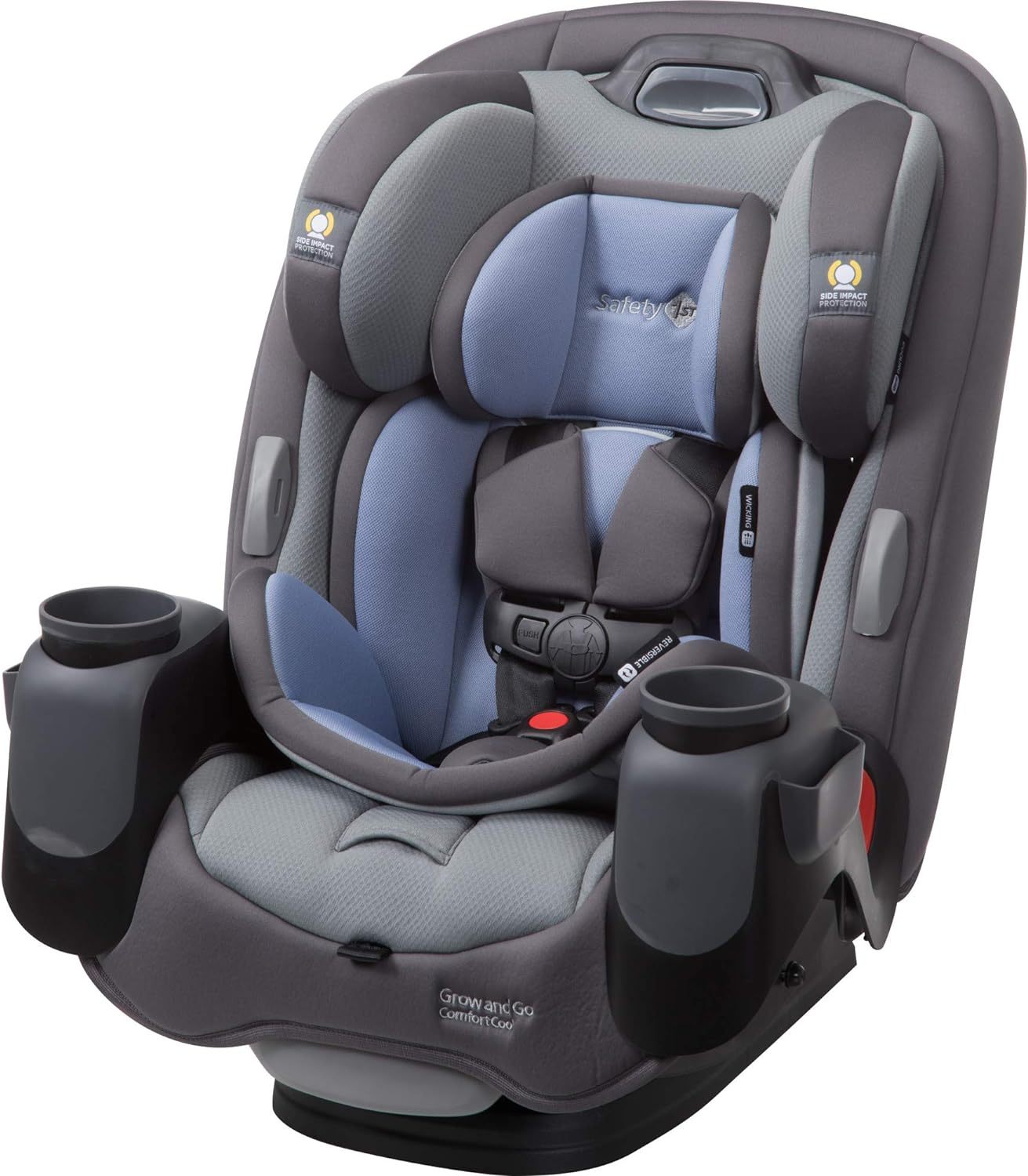 Safety1st Autoasiento Grow and Go 3 etapas, Harvest Moon, convertible, protección de impacto lateral, arnés de 5 puntos, tela lavable a máquina, apta para secadora con sistema latch y 2 portavasos.