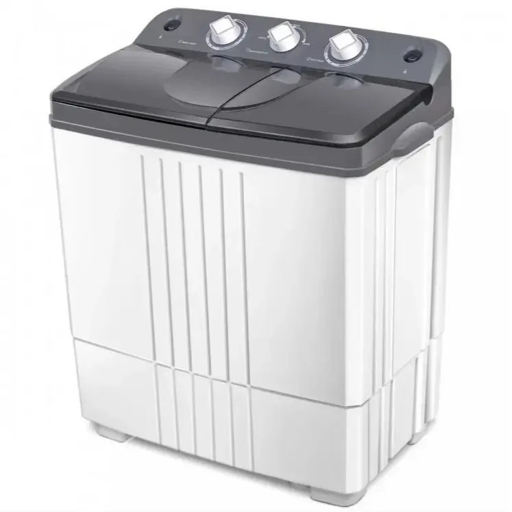 Lavadora de doble tina Costway - Capacidad de 9 kg (20 libras), diseño compacto