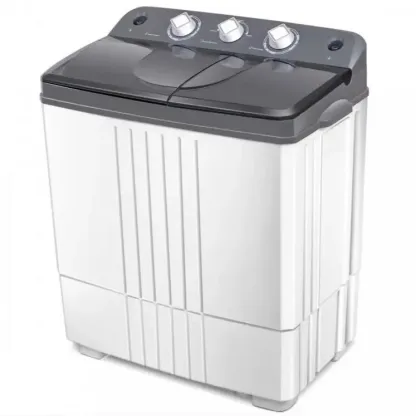 Lavadora de doble tina Costway - Capacidad de 9 kg (20 libras), diseño compacto