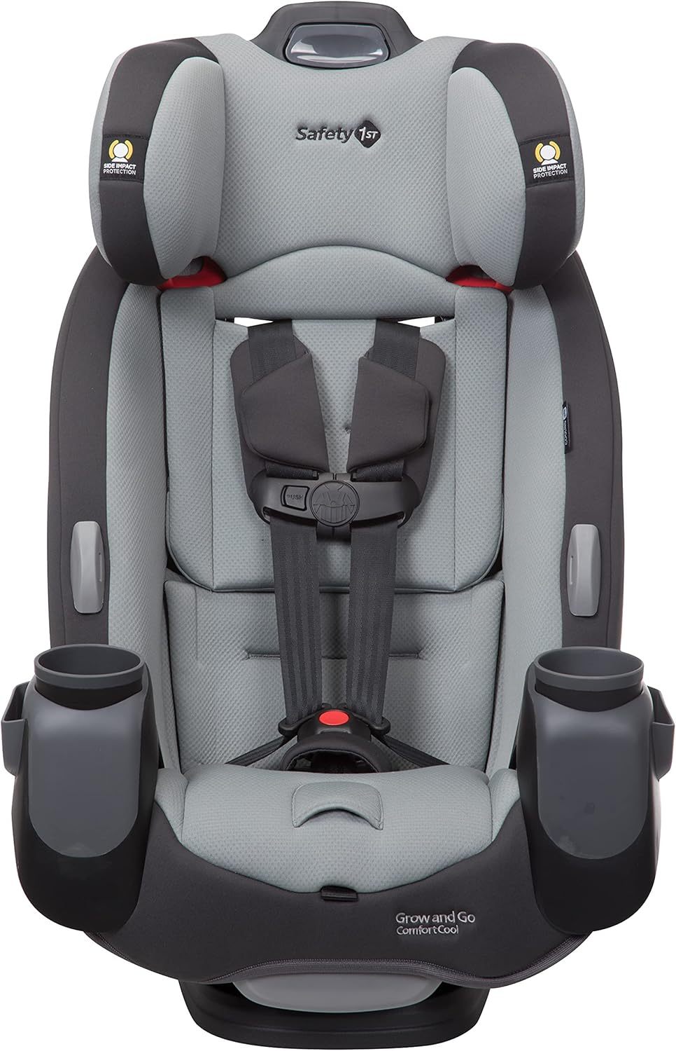 Safety1st Autoasiento Grow and Go 3 etapas, Harvest Moon, convertible, protección de impacto lateral, arnés de 5 puntos, tela lavable a máquina, apta para secadora con sistema latch y 2 portavasos.