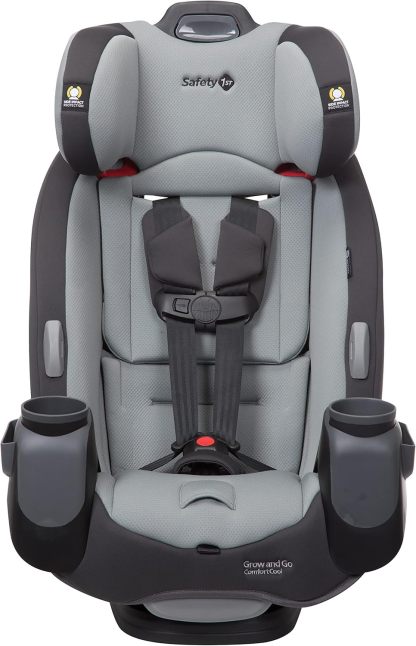 Safety1st Autoasiento Grow and Go 3 etapas, Harvest Moon, convertible, protección de impacto lateral, arnés de 5 puntos, tela lavable a máquina, apta para secadora con sistema latch y 2 portavasos.
