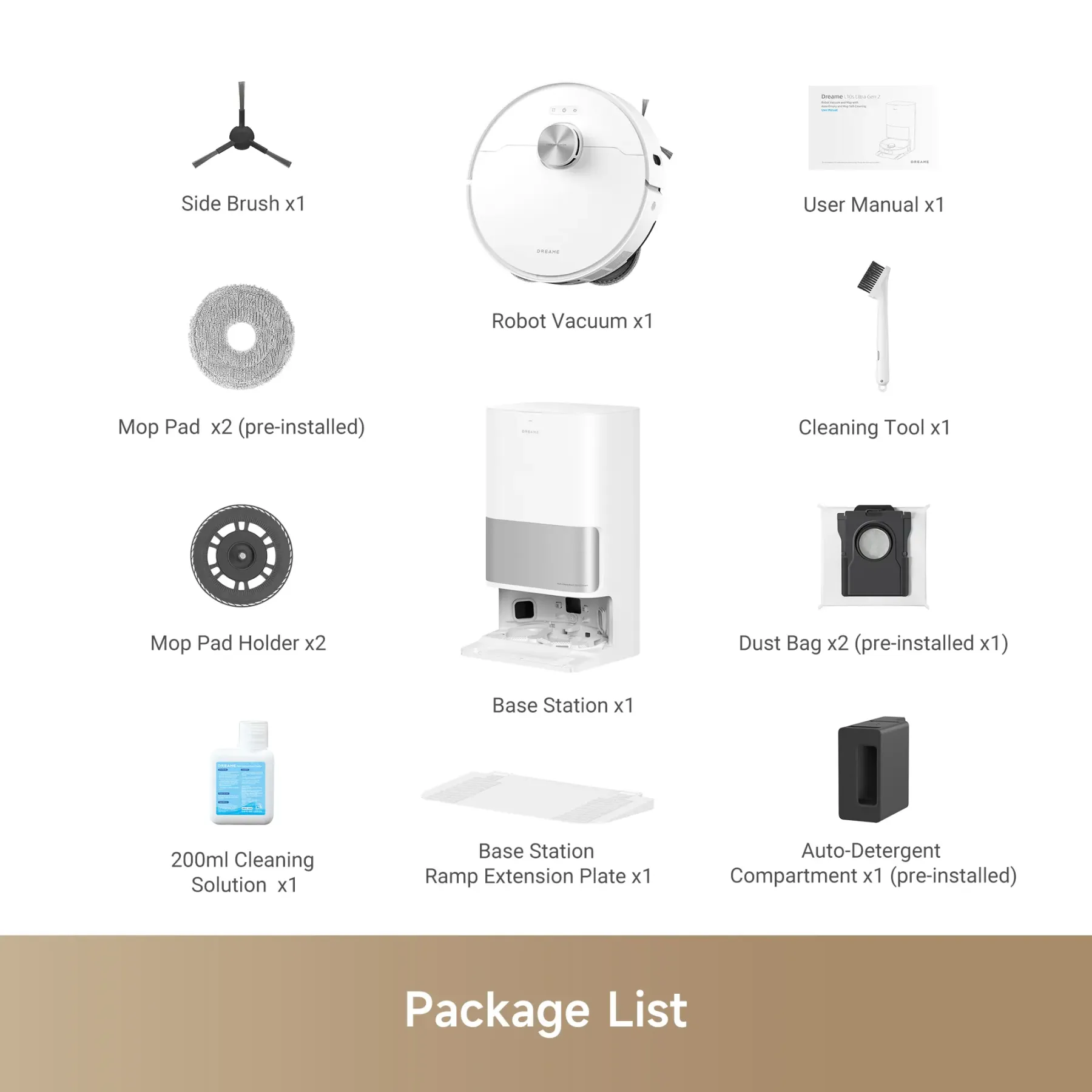 DREAME L10s Ultra Gen 2 Robot Vacuum and Mop 10000Pa