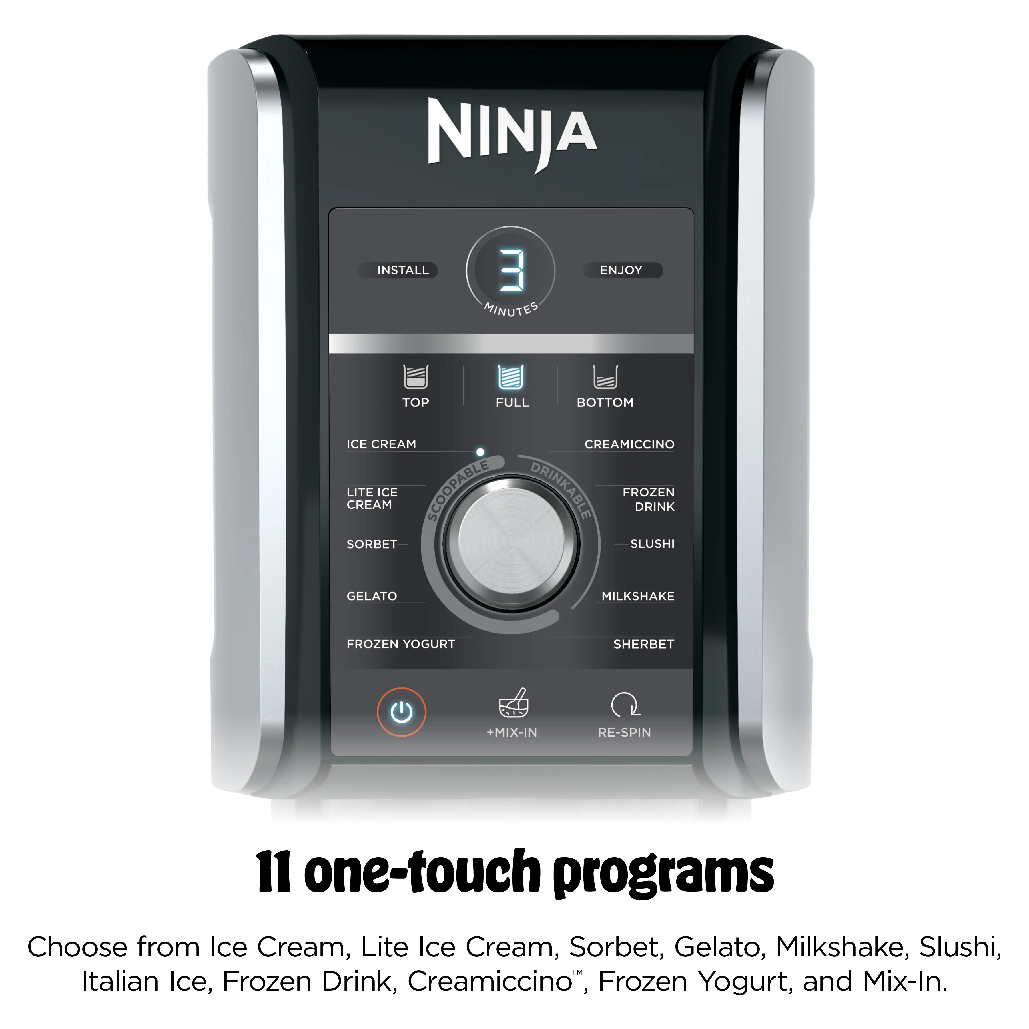 Heladera Ninja® CREAMi® XL Deluxe 11 en 1