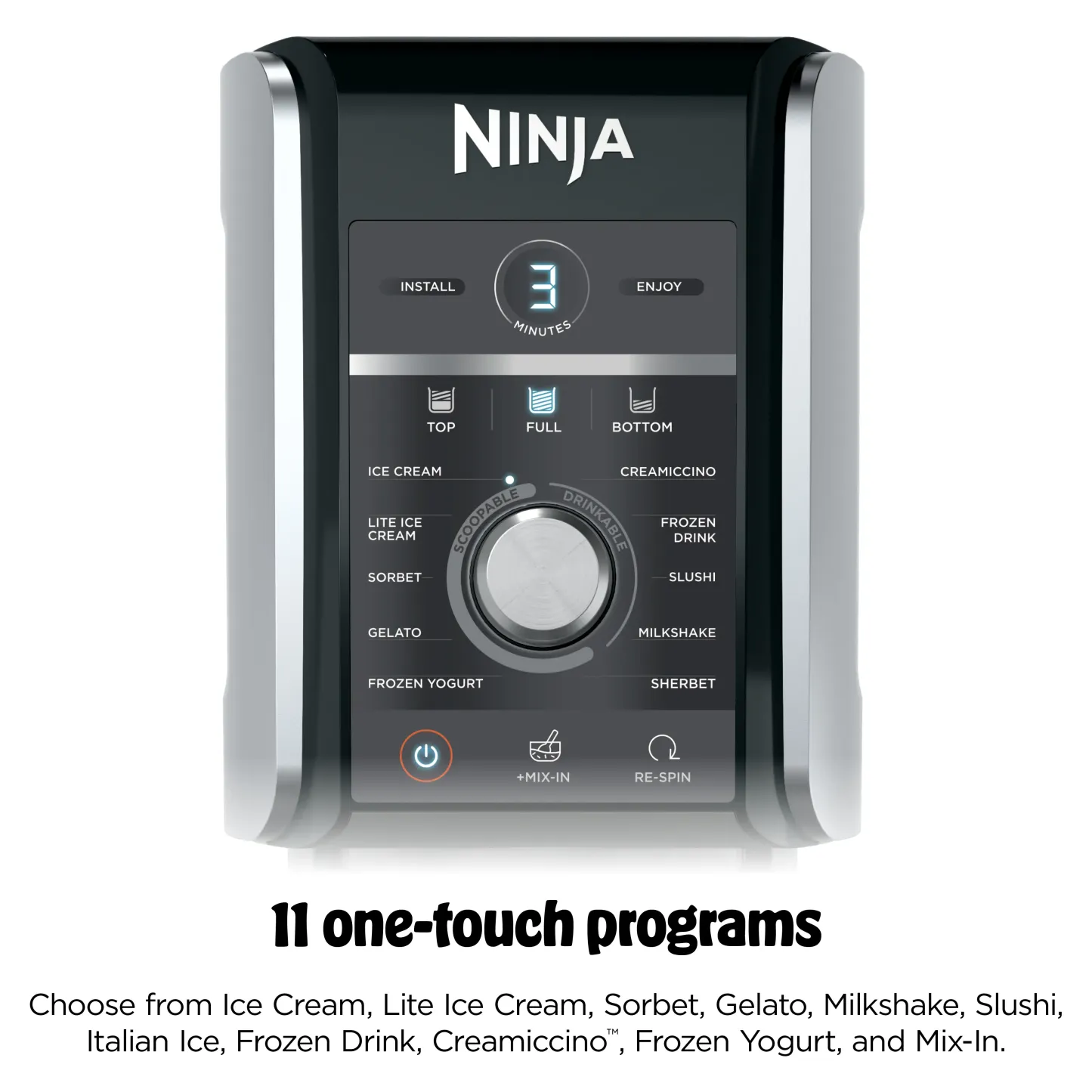 Heladera Ninja® CREAMi® XL Deluxe 11 en 1