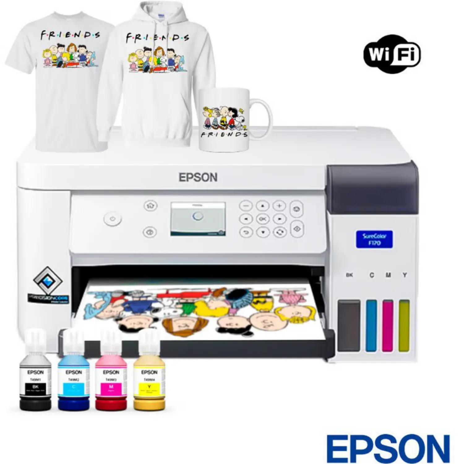 Impresora Epson Sublimación Surecolor Tinta F170 Wifi