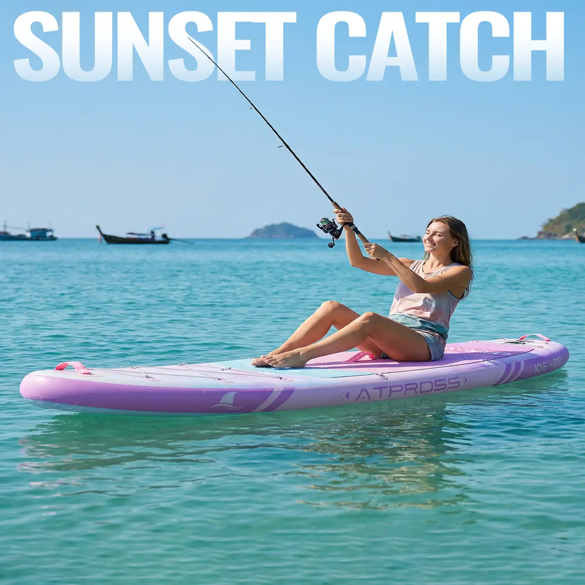 [DealsForYouDays] Tabla de paddle surf inflable de 3,20 m x 84 cm, SUP extra ancha de 181 kg con cubierta de EVA antideslizante, kit de accesorios premium, estable para yoga y pesca.