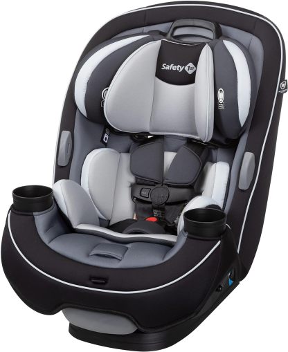 Safety1st Autoasiento Grow and Go 3 etapas, Harvest Moon, convertible, protección de impacto lateral, arnés de 5 puntos, tela lavable a máquina, apta para secadora con sistema latch y 2 portavasos.