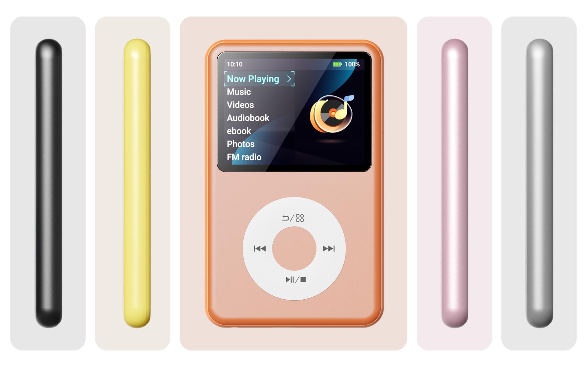Innioasis Y1 Retro MP3 Player with Bluetooth, Back to the 2000s Digital Music & Video Player, 2.4" Display, HiFi Sound, Portable Music Player for Everyday Listening