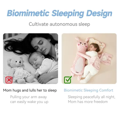 Almohada de confort para bebés: algodón suave, con forma de gran ganso blanco.🔥 ¡Llévate 2 pagando solo 1!