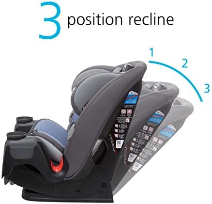 Safety1st Autoasiento Grow and Go 3 etapas, Harvest Moon, convertible, protección de impacto lateral, arnés de 5 puntos, tela lavable a máquina, apta para secadora con sistema latch y 2 portavasos.