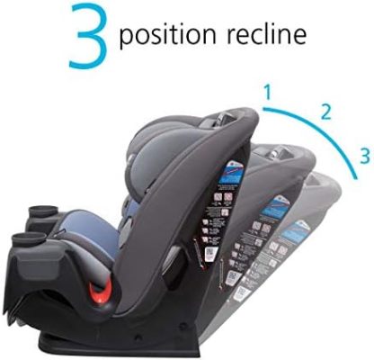 Safety1st Autoasiento Grow and Go 3 etapas, Harvest Moon, convertible, protección de impacto lateral, arnés de 5 puntos, tela lavable a máquina, apta para secadora con sistema latch y 2 portavasos.