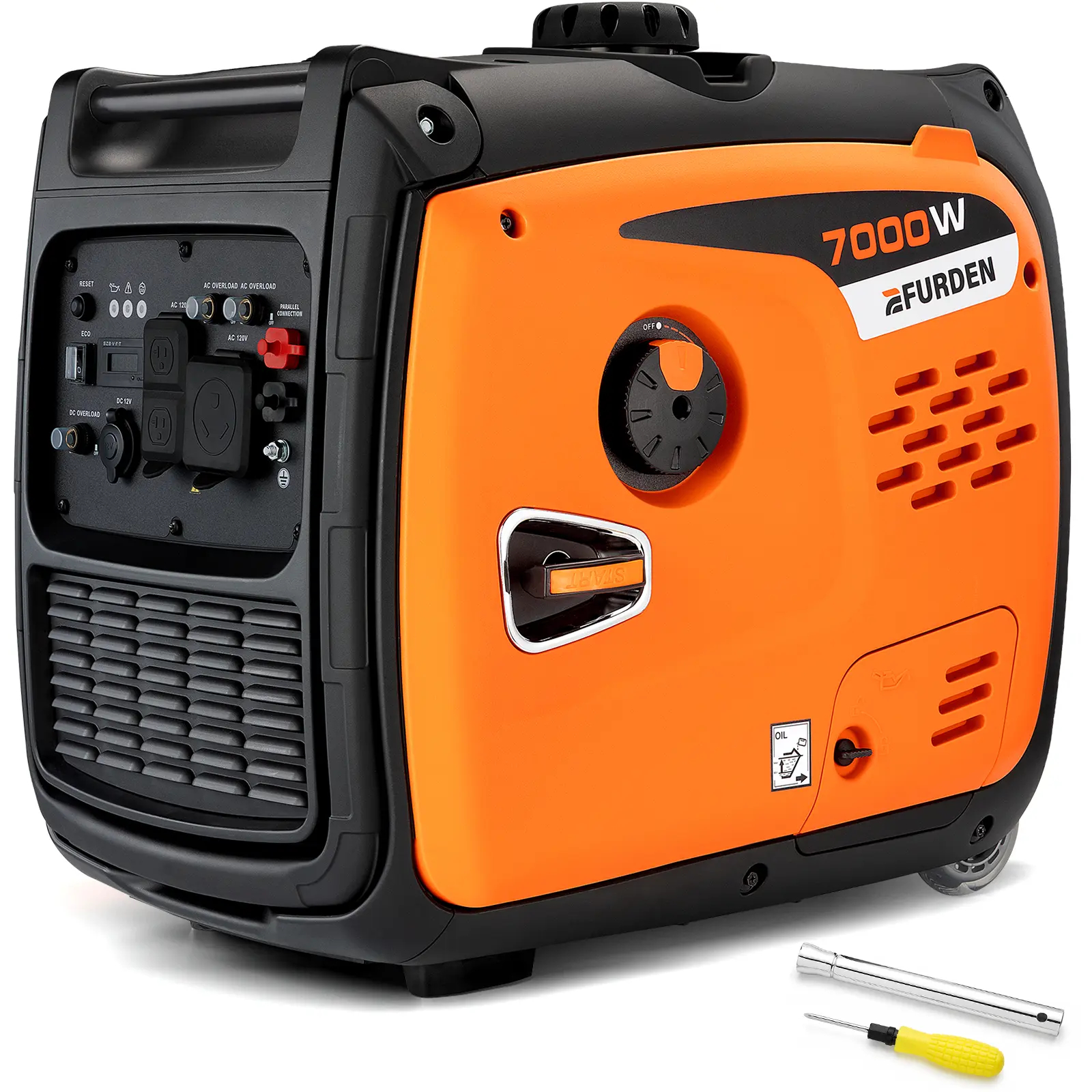 Generador inversor portátil Efurden de 2500 W: súper silencioso y seguro.